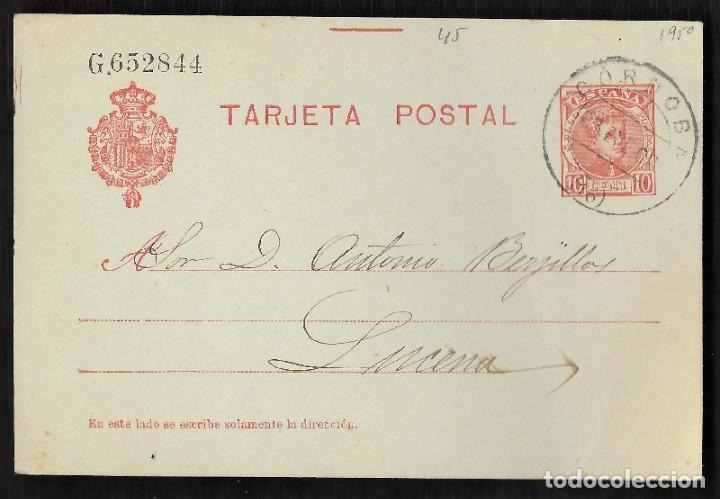 Sellos: 1908. CORDOBA / A LUCENA. - Foto 1