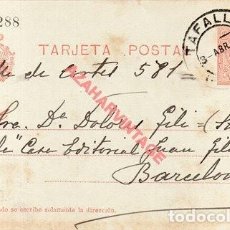 Sellos: ENTERO POSTAL CIRCULADO, 1919, TAFALLA, NAVARRA