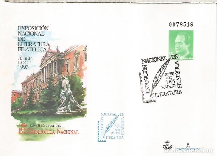 Sellos: ENTERO POSTA BIBLIOTECA NACIONAL 1993 - Foto 1
