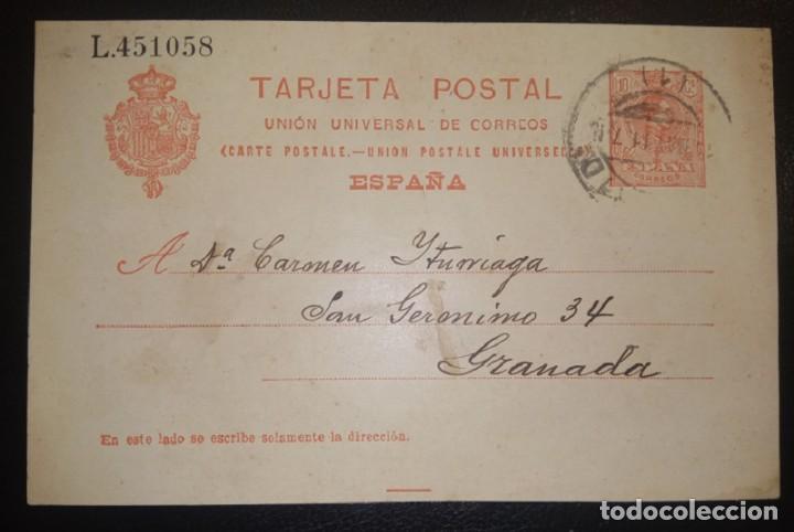Sellos: 1911.- MADRID A GRANADA - Foto 1