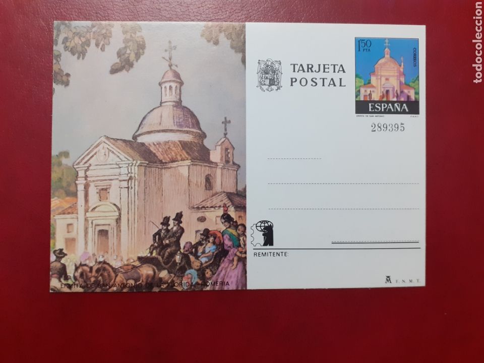Sellos: Entero postal Madrid ermita San Antonio de la Florida - Foto 1