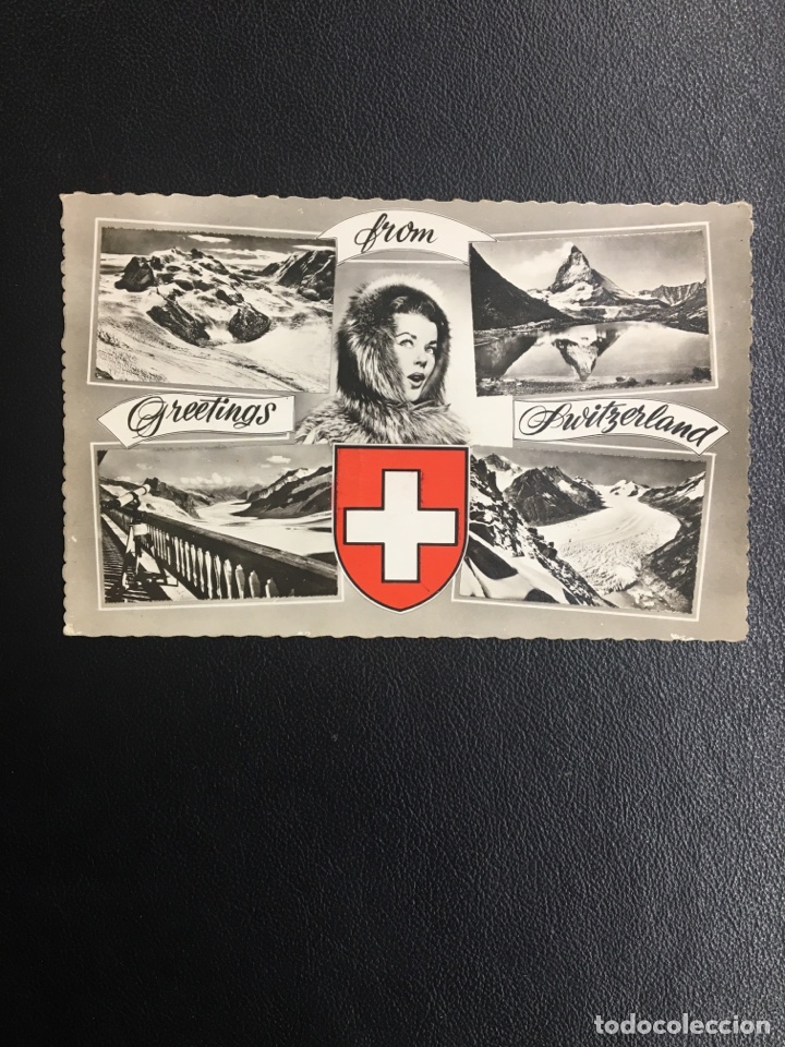 Sellos: ENTERO POSTAL CIRCULADA SUIZA. 1960 - Foto 2