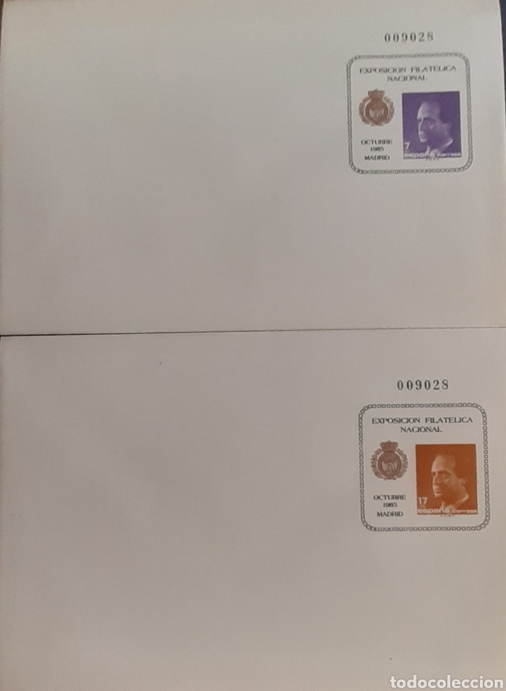 Sellos: 2 SOBRES ENTERO POSTAL , DEL A&Ntilde;O 1985 - Foto 1