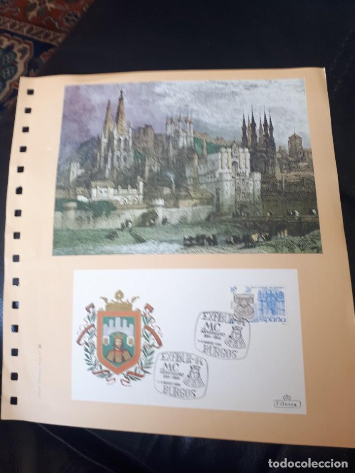 Sellos: Hoja Exfibur 1984 Burgos - Foto 1