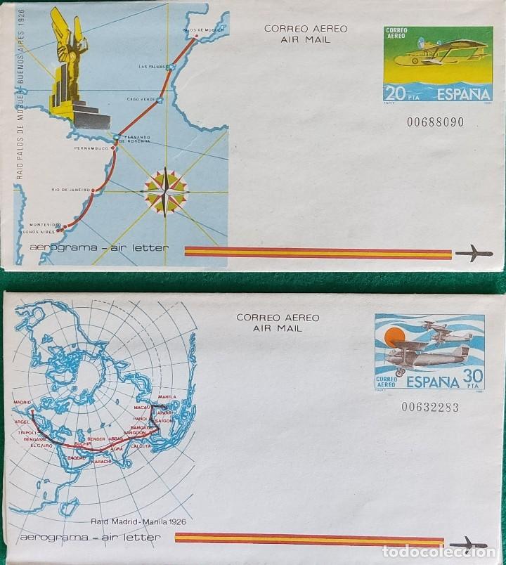 Sellos: DOS Aerogramas con sello impreso - 1981 - Foto 1