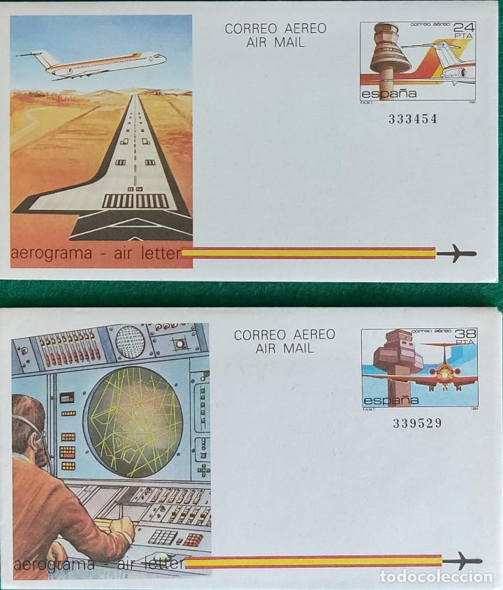 Sellos: DOS Aerogramas con sello impreso - 1984 - Foto 1