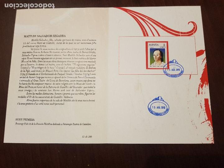 Sellos: MATILDE SALVADOR SEGARRA - Foto 2