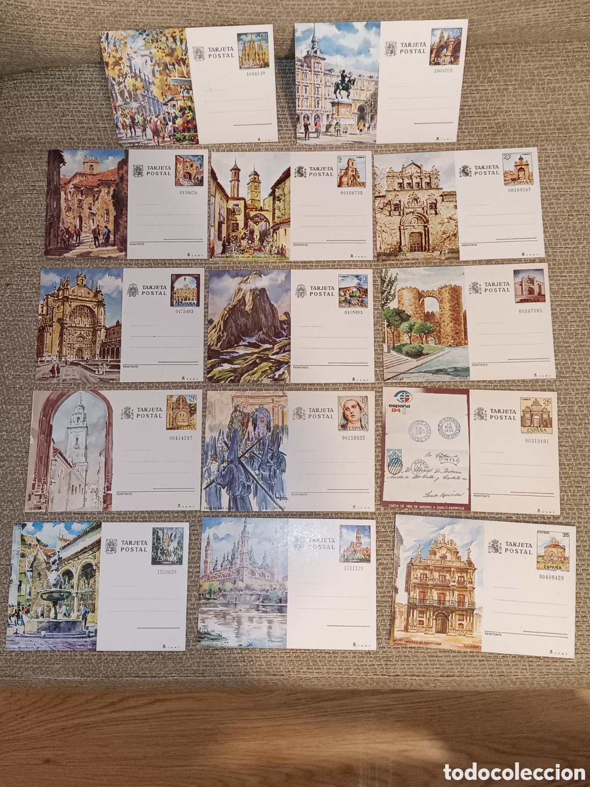 Sellos: 14 entero postales Espa&ntilde;a - Foto 1