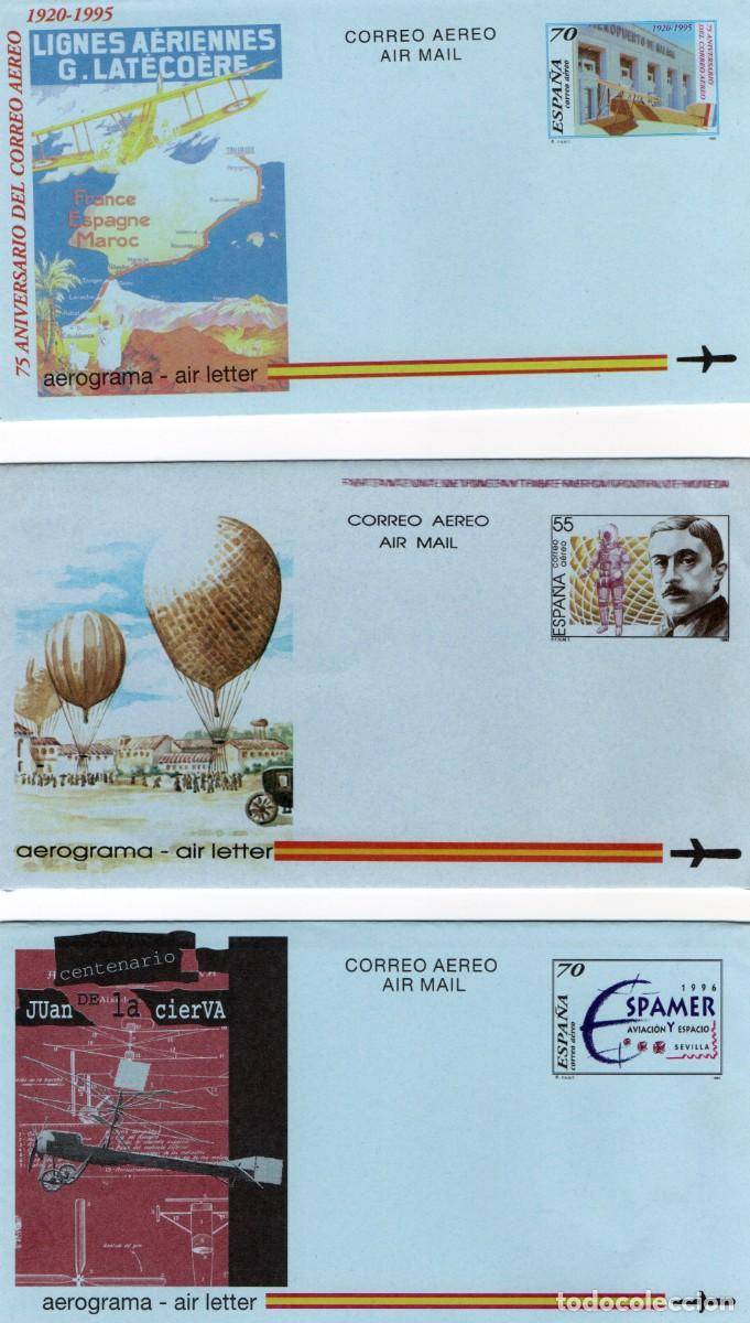 Sellos: LOTE DE ENTEROS POSTALES Y AEROGRAMAS - Foto 1