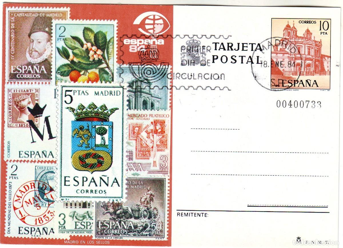Sellos: ENTERO POSTAL DE ESPA&Ntilde;A 1984 - Foto 1
