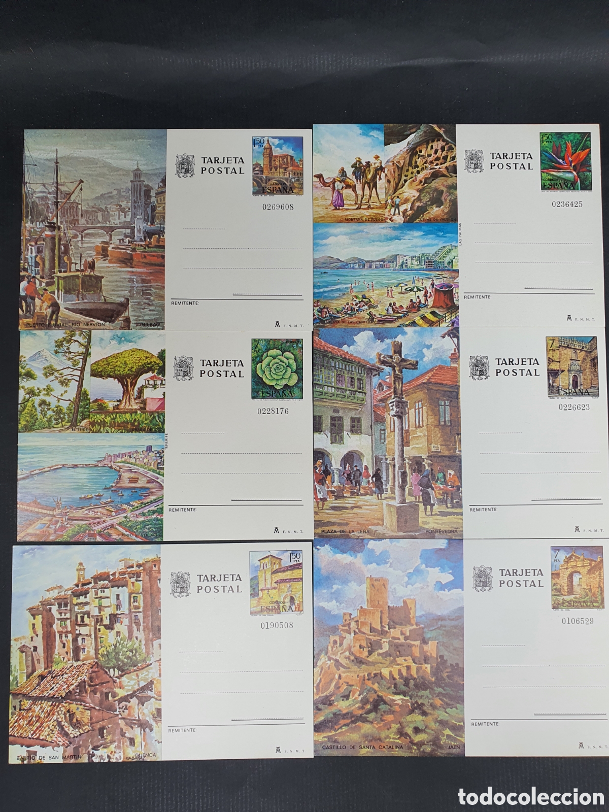 Sellos: LOTE 6 TARJETAS POSTALES - Foto 1