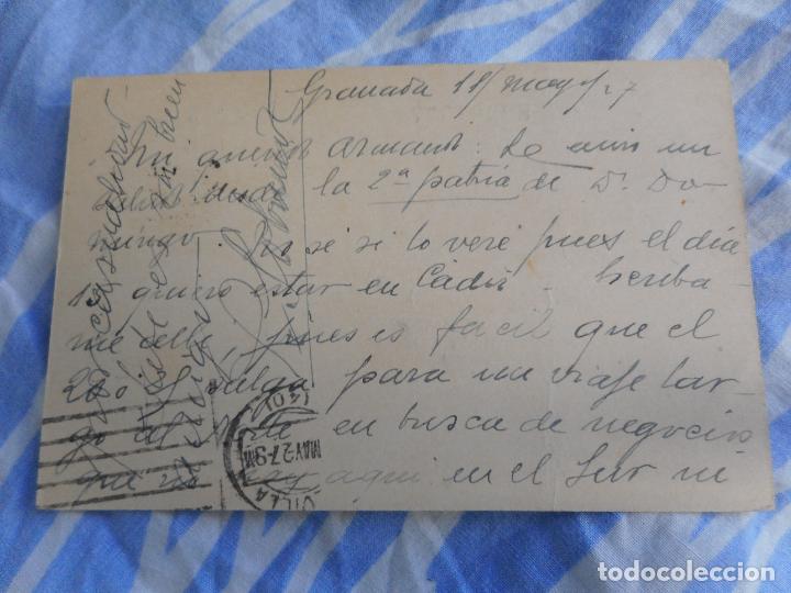 Sellos: ANTIGUO ENTERO POSTAL. GRANADA 1927 - Foto 3