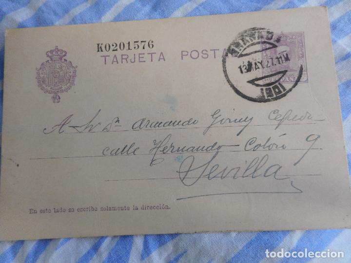 Sellos: ANTIGUO ENTERO POSTAL. GRANADA 1927 - Foto 1