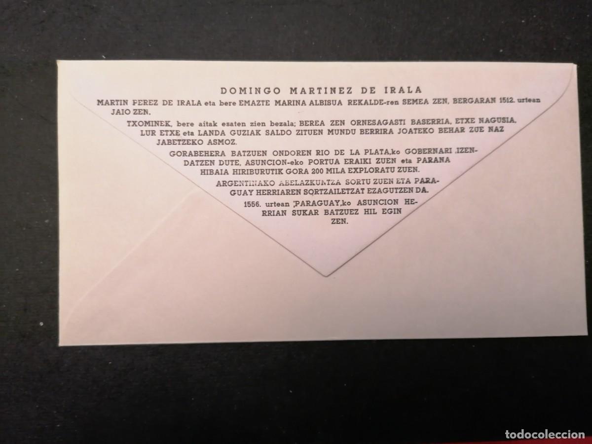 Sellos: Sobre, 1981, Bergara, Euzkadi, nuevo, poco comun - Foto 2