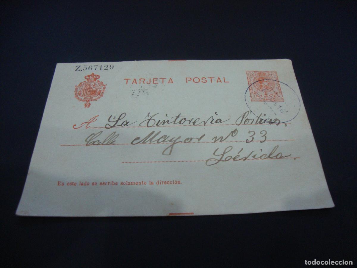Sellos: ENTERO POSTAL TARJETA POSTAL CIRCULADA - Foto 1