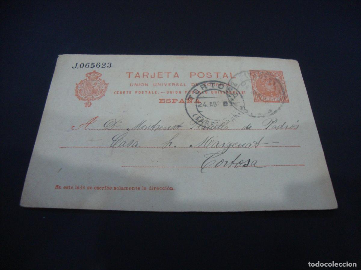 Sellos: ENTERO POSTAL TARJETA POSTAL CIRCULADA - Foto 1