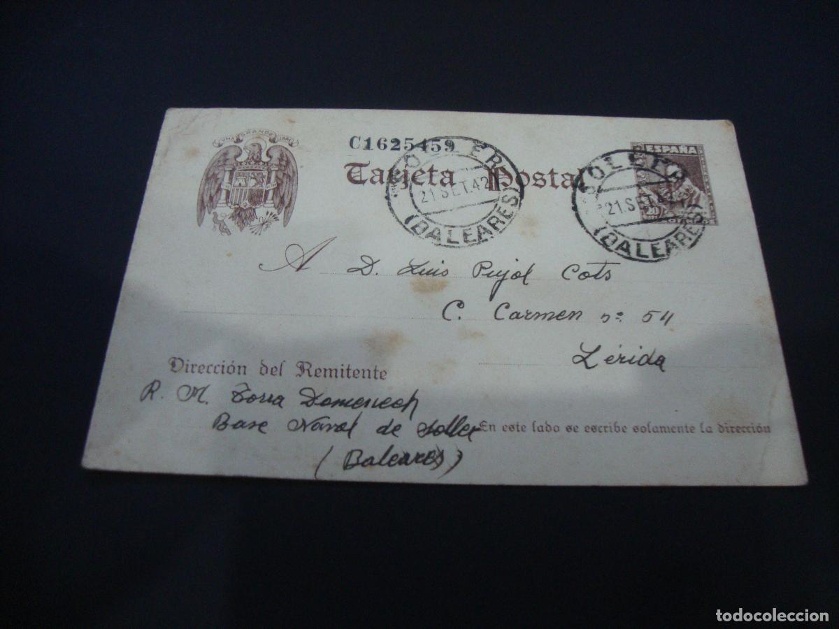 Sellos: ENTERO POSTAL TARJETA POSTAL CIRCULADA - Foto 1