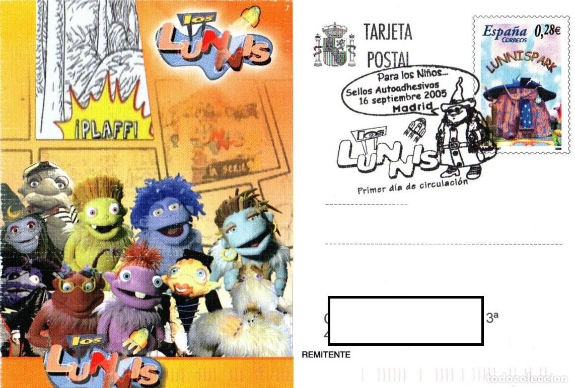 Sellos: TELEVISI&Oacute;N INFANTIL. LOS LUNNIS. - Foto 1