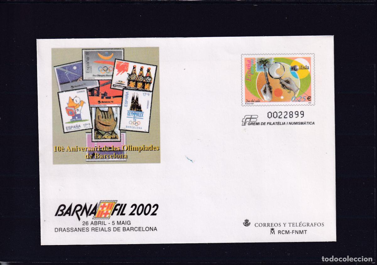 Sellos: ESPA&Ntilde;A S.E.P. 77 BARNAFIL, 2002, DEPORTE, OLIMPIADA - Foto 1