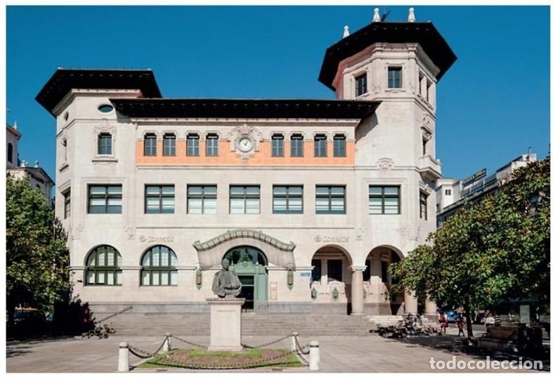 Sellos: SANTANDER. EDIFICIO CORREOS. 2 TARJETAS PREFRANQUEADAS ESPA&Ntilde;A. TARIFAS A Y B. ENTERO POSTAL - Foto 1