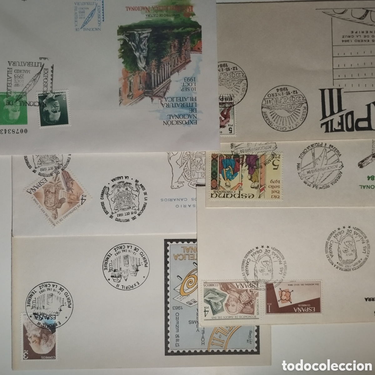 Sellos: 15 sobres conmemorativos Espa&ntilde;a - Foto 2