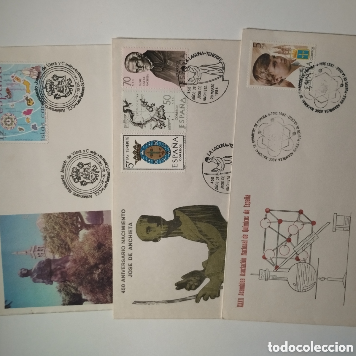 Sellos: 15 sobres conmemorativos Espa&ntilde;a - Foto 3