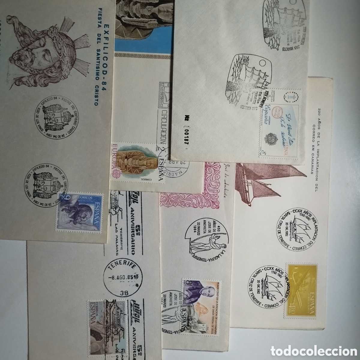 Sellos: 15 sobres conmemorativos Espa&ntilde;a - Foto 1