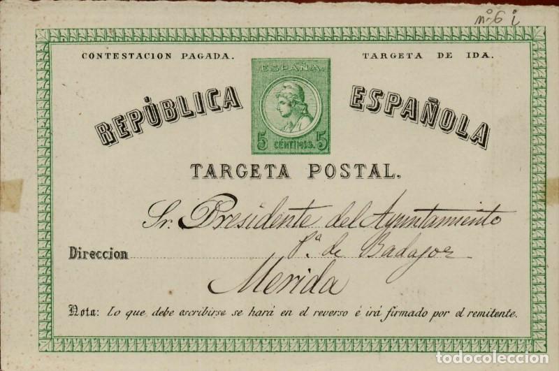 Sellos: FA4613. Tarjeta postal dirigida a M&eacute;rida - Foto 1