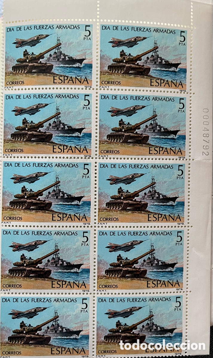 Sellos: Sellos coleccion de 5 pesetas - Foto 1