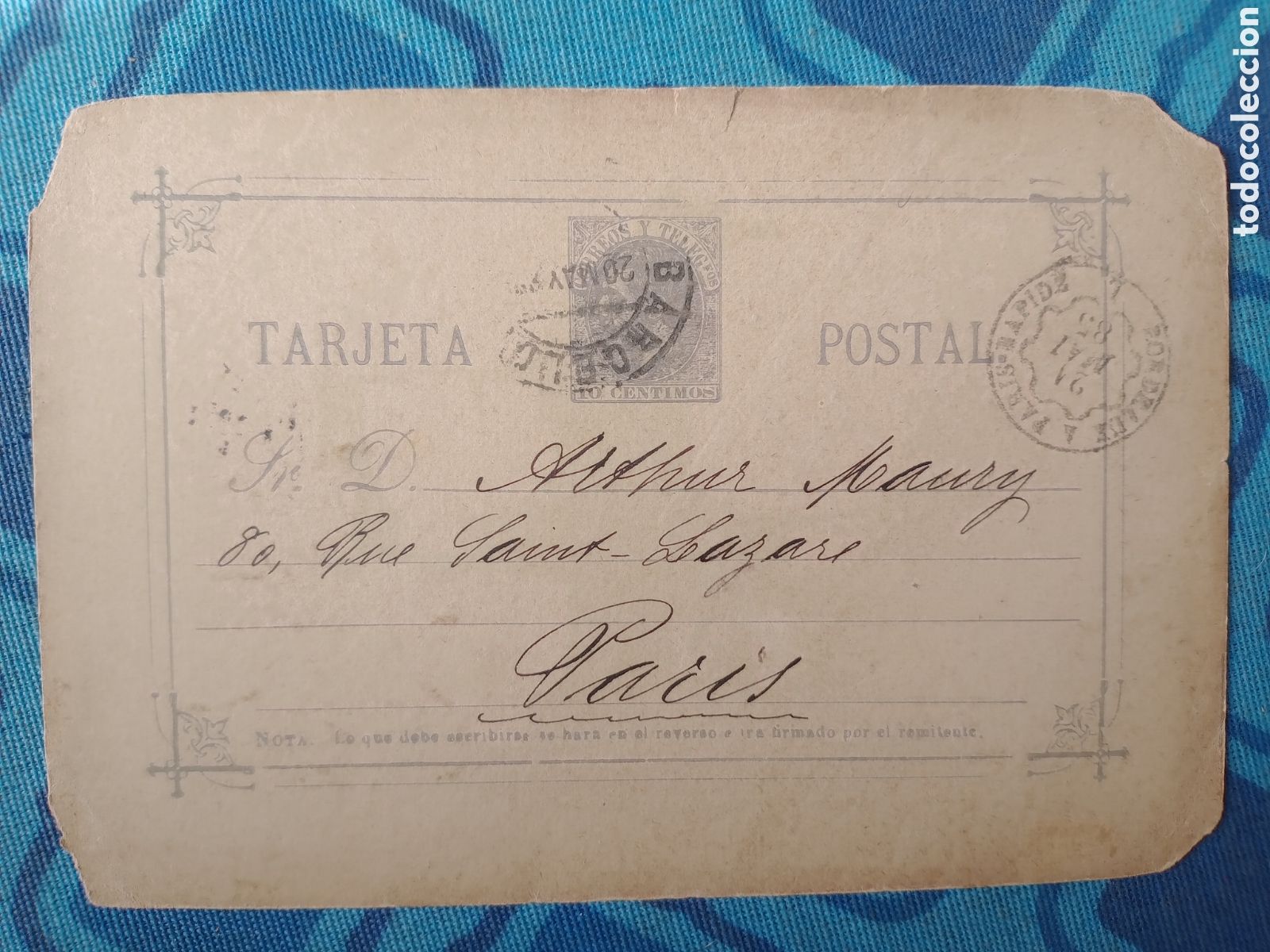 Sellos: Entero postal de Alfonso XII - Foto 1