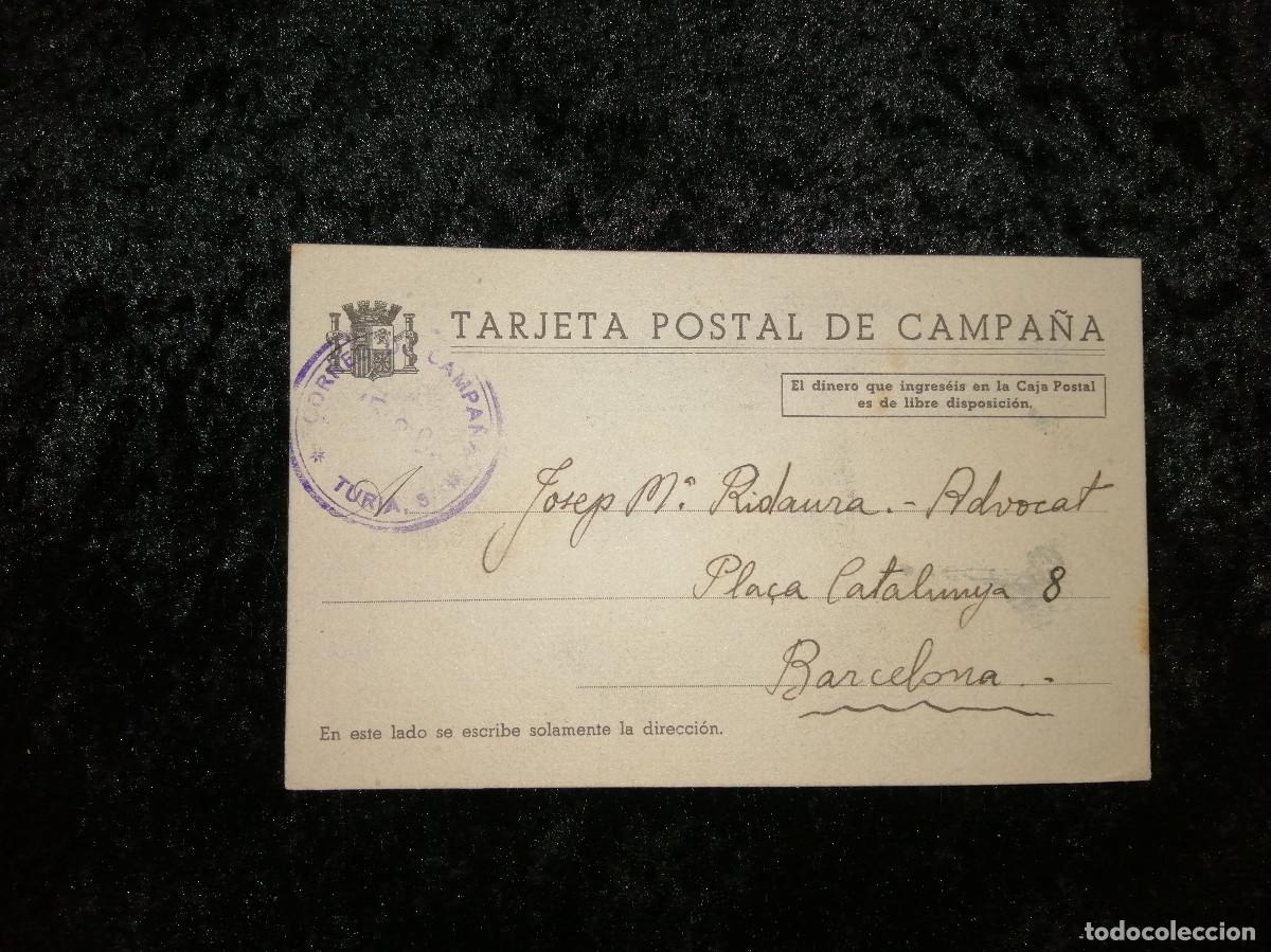 Sellos: ENTERO POSTAL CAMPA&Ntilde;A - 1915 - TURIA - Foto 1