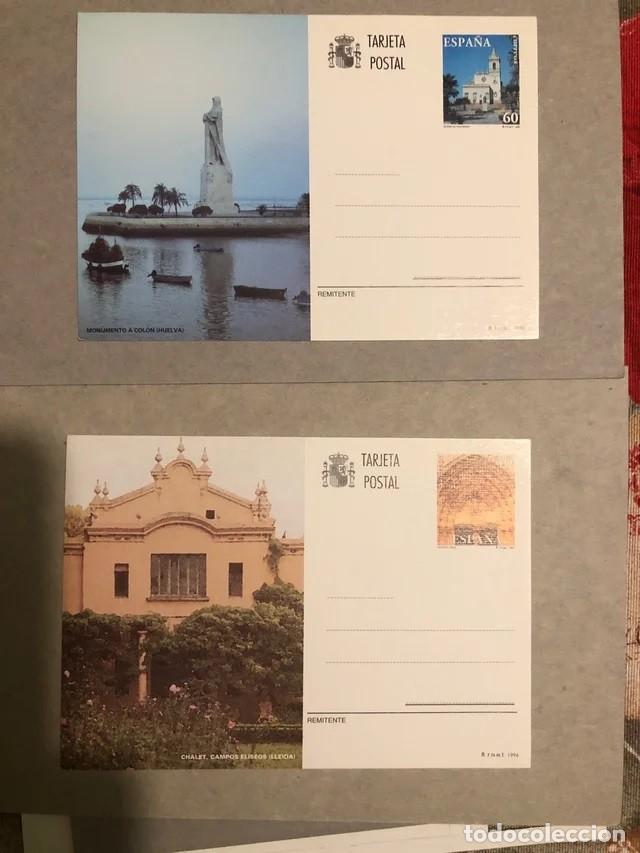 Sellos: 2 Tarjetas Entero Postales A&ntilde;o 1996 - Foto 1