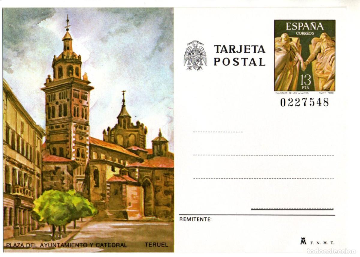 Sellos: ENTERO POSTAL TERUEL 1980 - Foto 1
