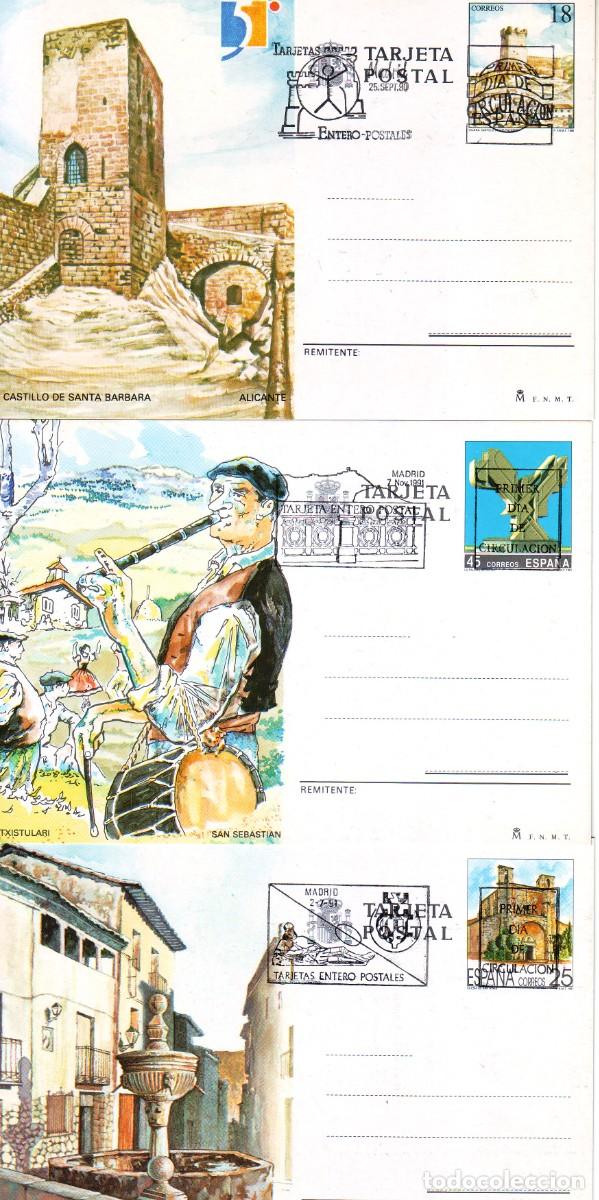Sellos: TRES ENTEROS POSTALES E - Foto 1