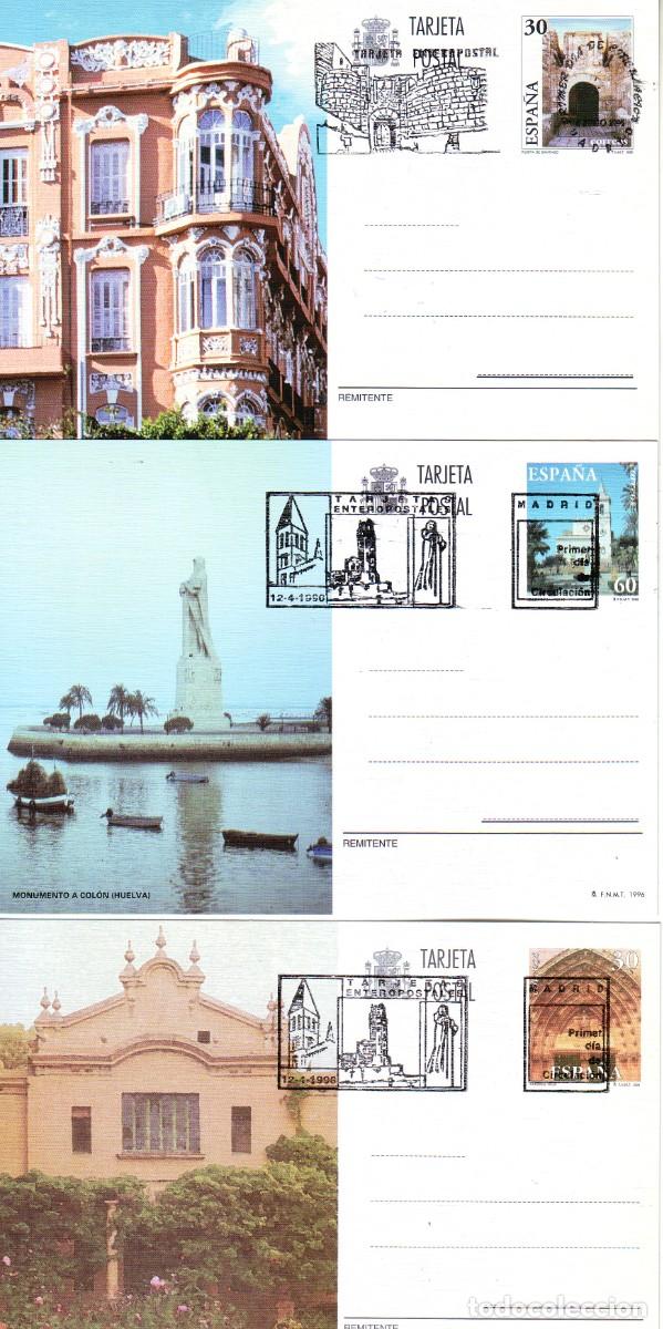 Sellos: TRES ENTEROS POSTALES F - Foto 1