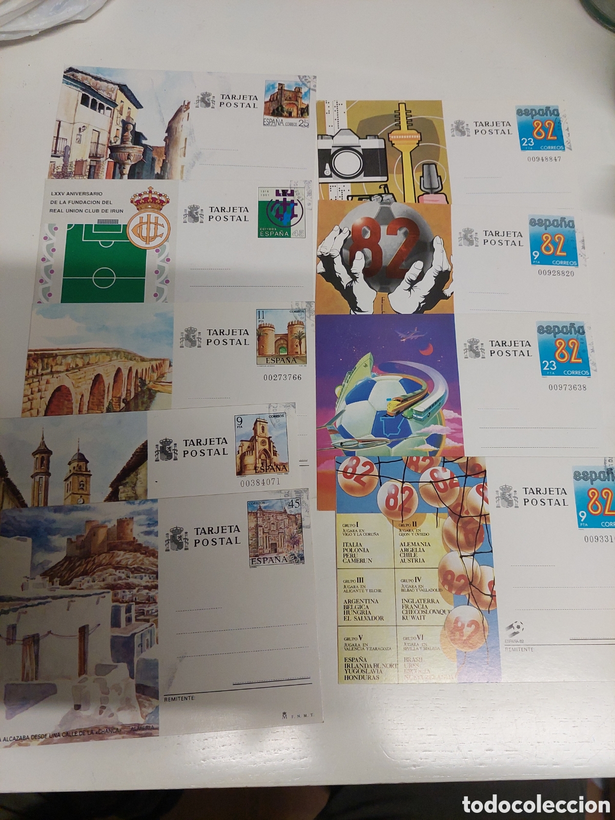 Sellos: 9 enteros postales usados lujo Espa&ntilde;a - Foto 1