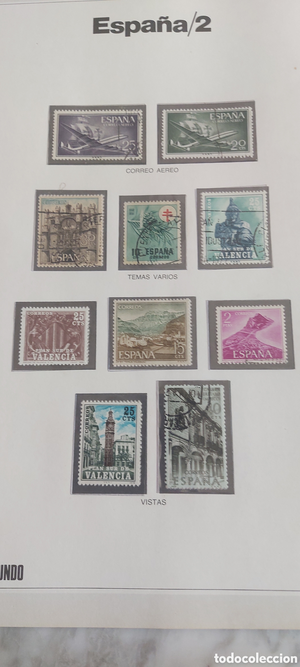 Sellos: 10 SELLOS DE ESPA&Ntilde;A ANTIGUOS - Foto 1