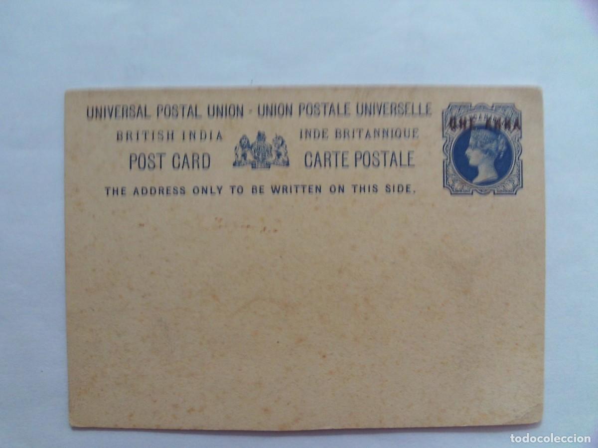 Sellos: ENTERO POSTAL BRITISH INDIA S/C - Foto 1
