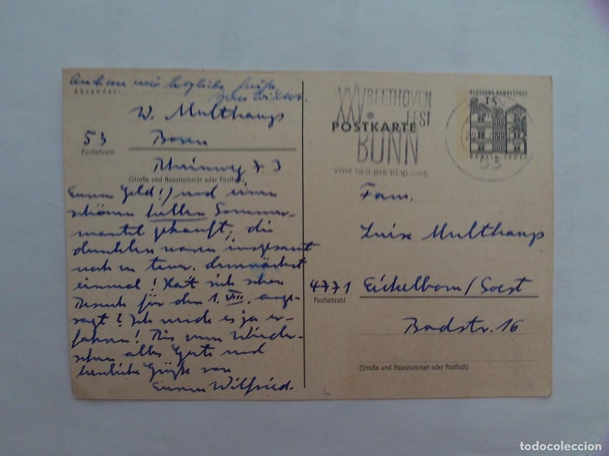 Francobolli: (2)POSTKARTE ALEMANIA CIRCULADO 1965