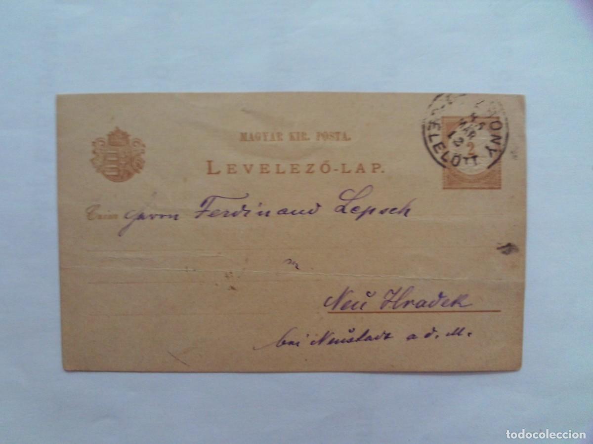 Sellos: (OTROS PAISES)ENTERO POSTAL HUNGRIA 1912 CIRCULADA