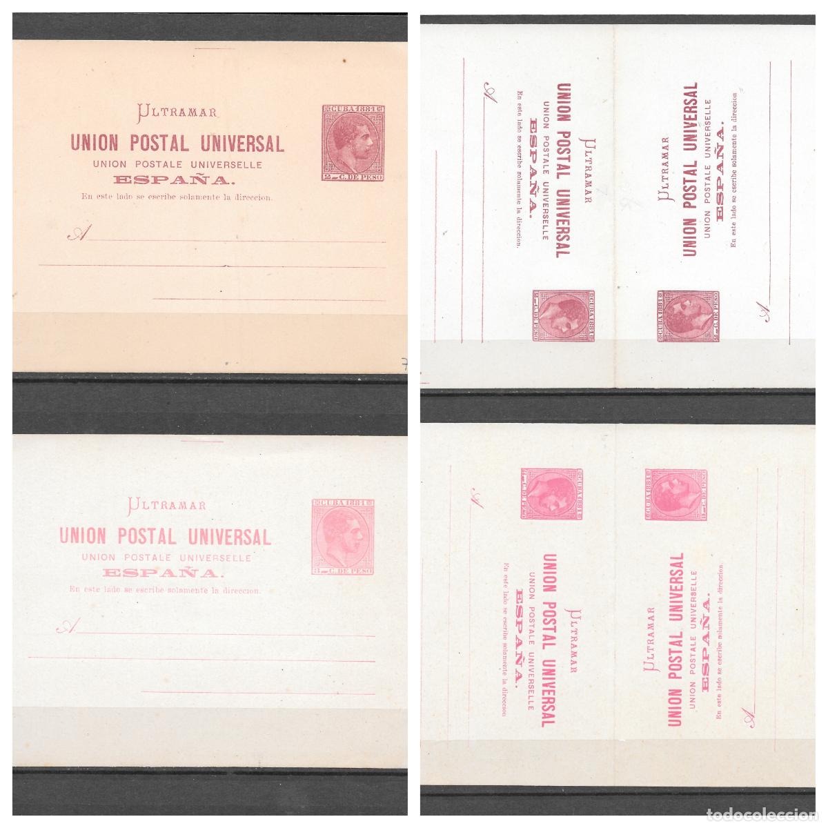 Selos: Espa&ntilde;a (cuba) 1881.-Serie completa-Ed EP7/10** RARA