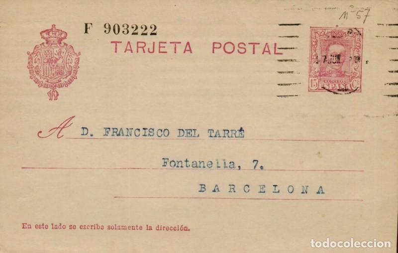 Sellos: FA4475. Entero postal dirigido a Barcelona - Foto 1