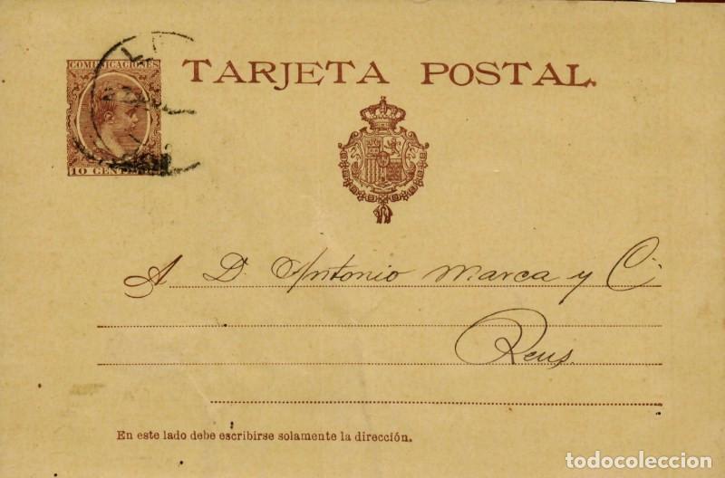 Sellos: FA4510. Tarjeta postal dirigida a Reus - Foto 1