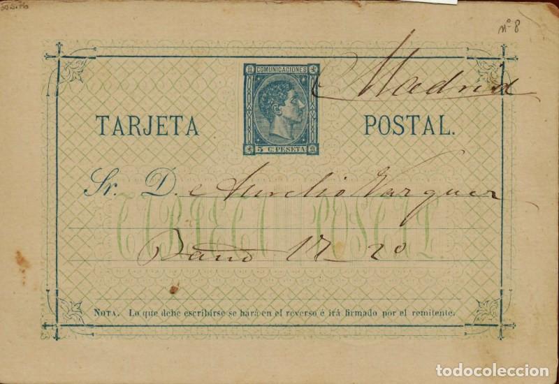 Sellos: FA4520. Tarjeta postal dirigida a Madrid - Foto 1