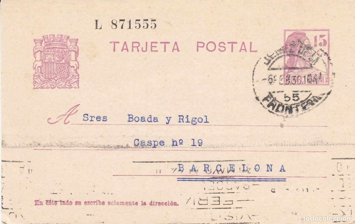 Sellos: 1936 ENTERO POSTAL DE ALMACENES TOMÁS GARCIA EN JEREZ DE LA FRONTERA