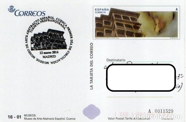 Sellos: MUSEO ABSTRACTO DE CUENCA. CASAS COLGANTES. 1&ordm; - Foto 1
