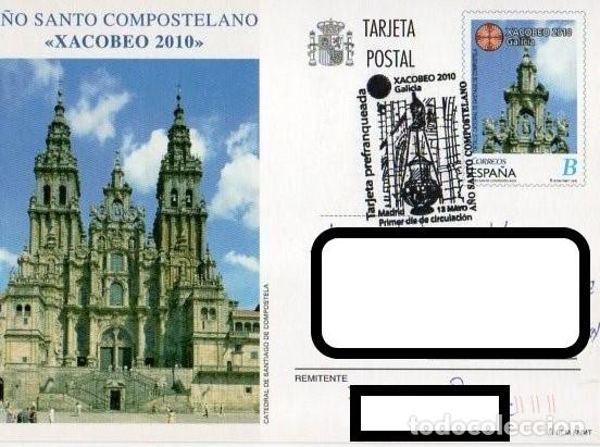Sellos: A&Ntilde;O SANTO COMPOSTELANO XACOBEO 2010. 1&ordm;. - Foto 1