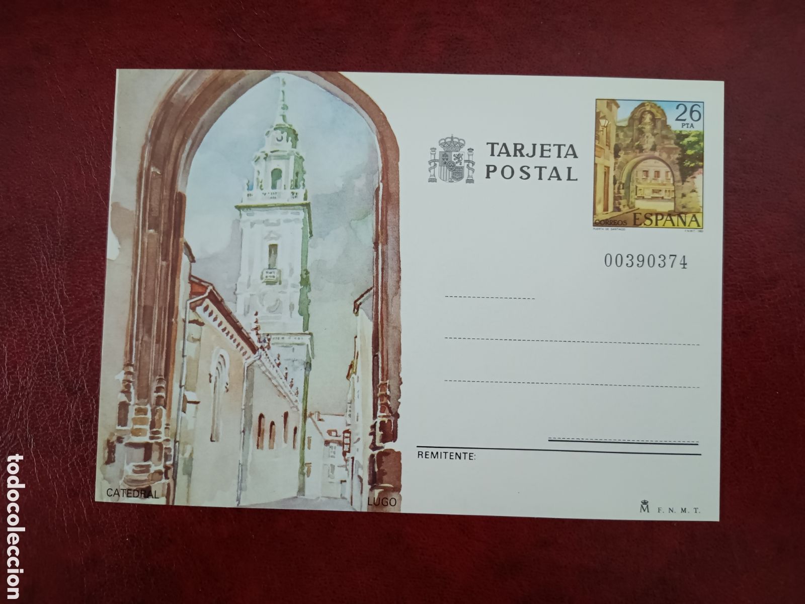 Sellos: TARJETA POSTAL - CATEDRAL - LUGO - Foto 1