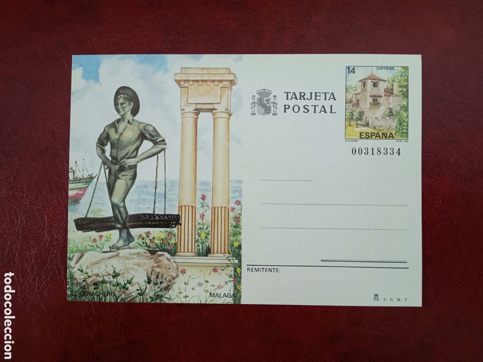 Sellos: TARJETA POSTAL - EL CENACHERO - MALAGA - Foto 1