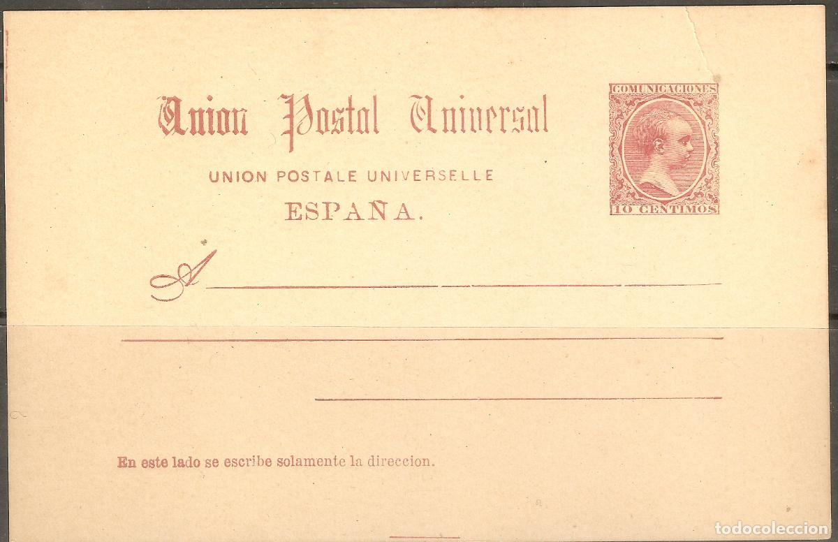 Sellos: 1890 ENTERO POSTAL EDIFIL 29* NUEVO - Foto 1
